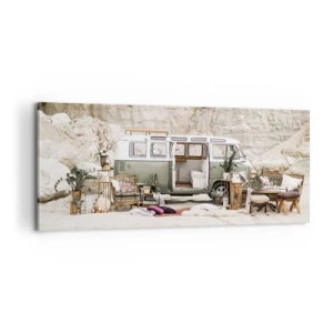 Obraz na plátne - Cesta práve začína - 100x40 cm