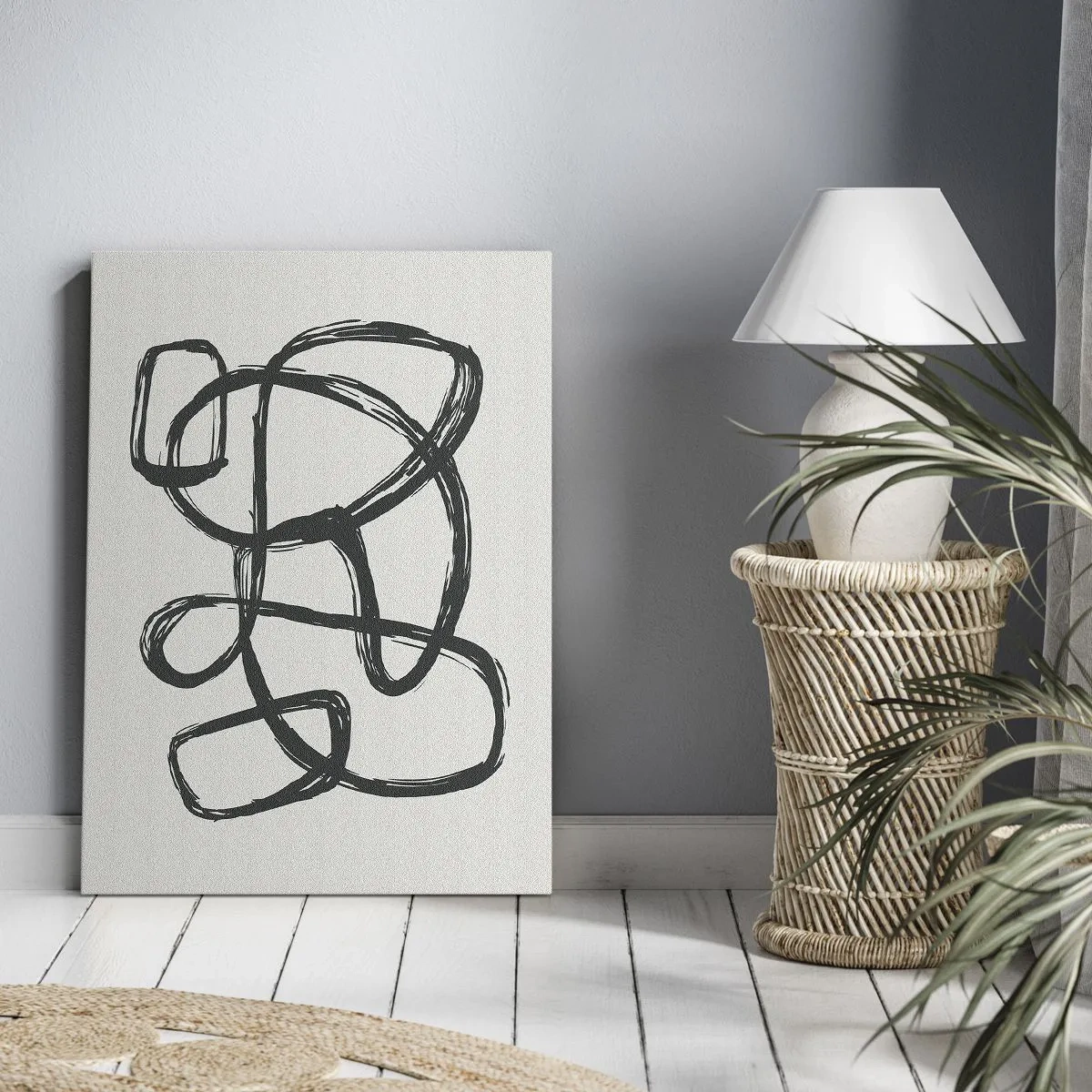 Obraz na plátne - Abstrakcie v slučke - 50x70 cm