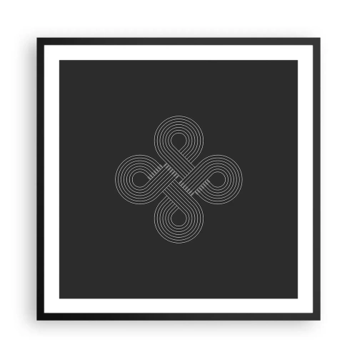 Plagát v čiernom ráme - V keltskom duchu - 60x60 cm