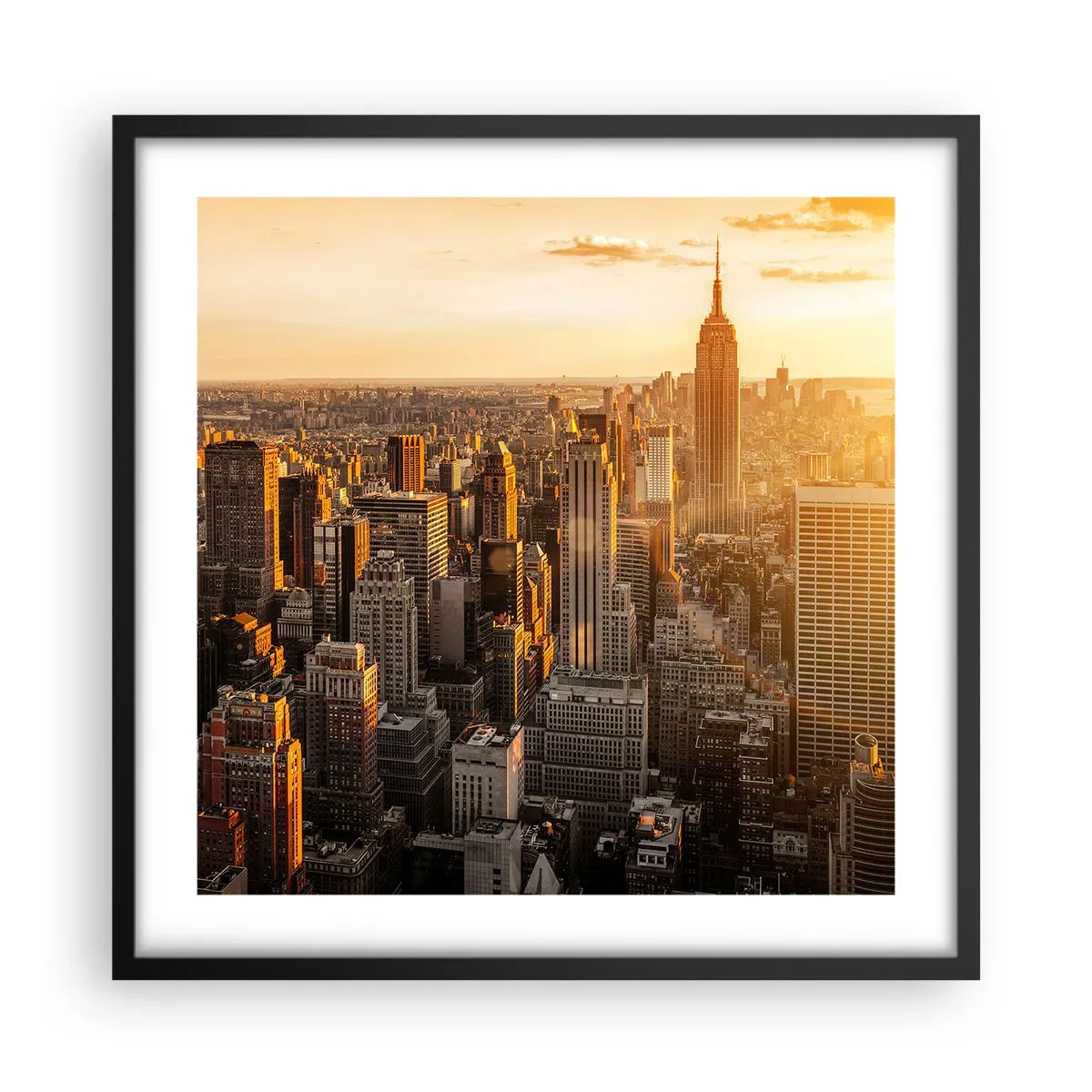 Plagát v čiernom ráme - Rast na slnku - 50x50 cm