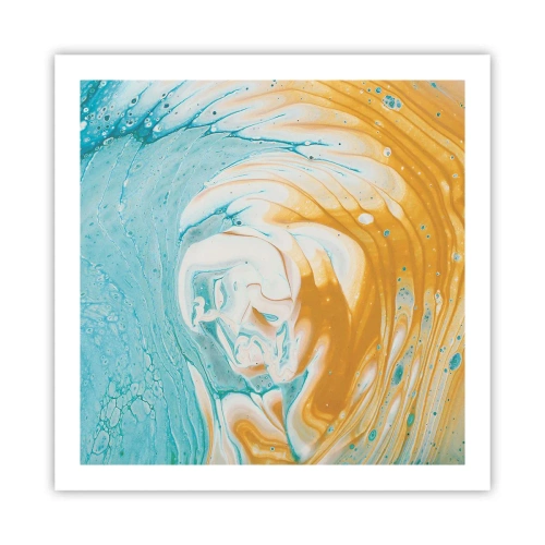 Plagát - Pastelový vír - 60x60 cm