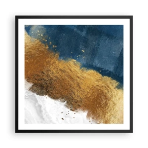 Plagát v čiernom ráme - Farby leta - 60x60 cm
