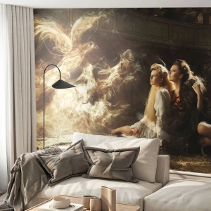 Fototapeta Premium Canvas - A bola poézia - Abstrakcia, Phoenix, Žena - 400x280 cm