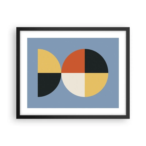 Plagát v čiernom ráme - Pozri a počítaj - 50x40 cm