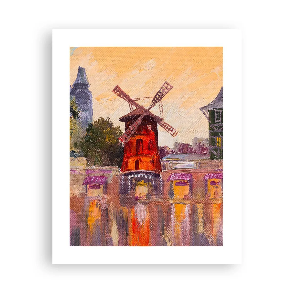 Plagát - Parížske ikony – Moulin Rouge - 40x50 cm