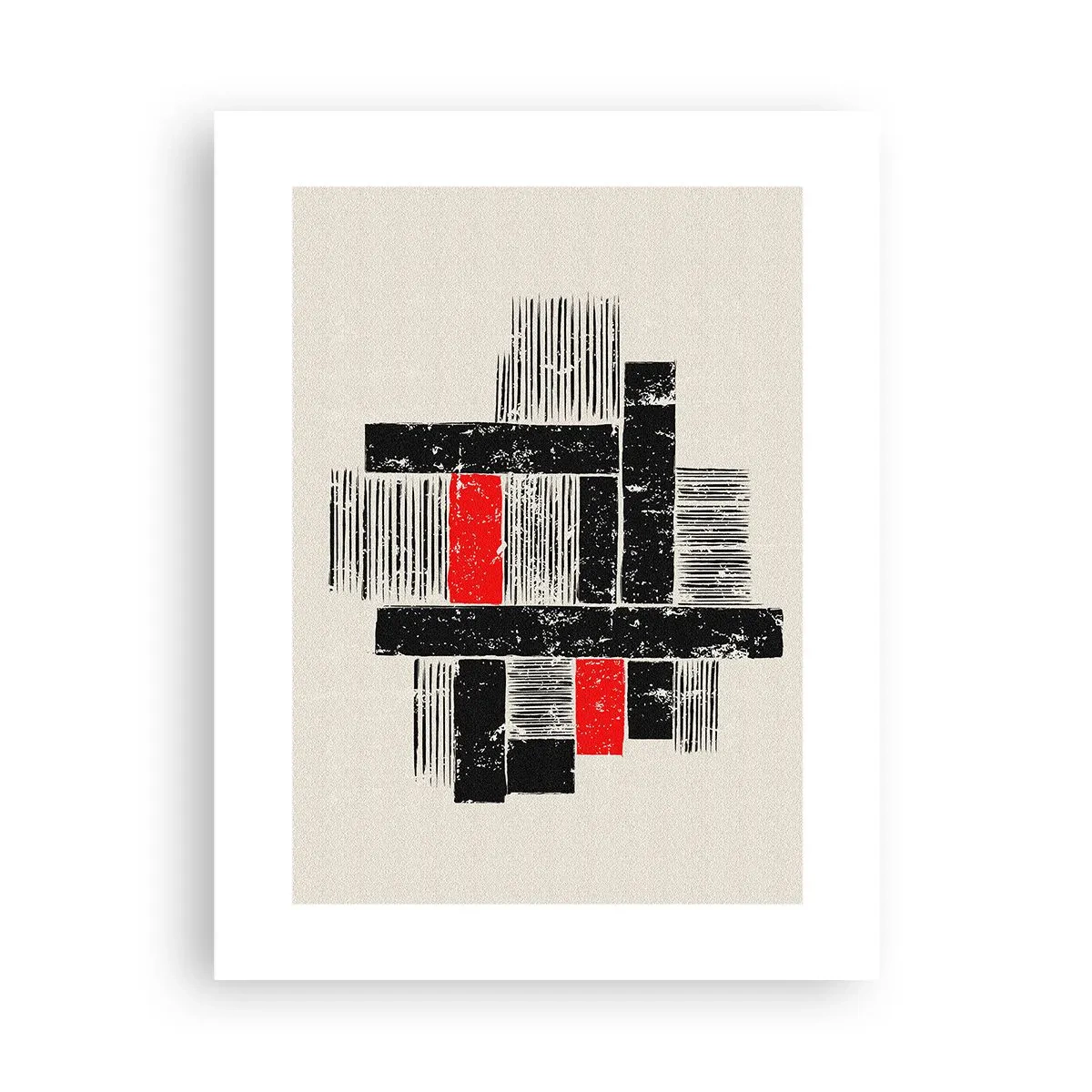 Plagát - Červené a čierne - 30x40 cm