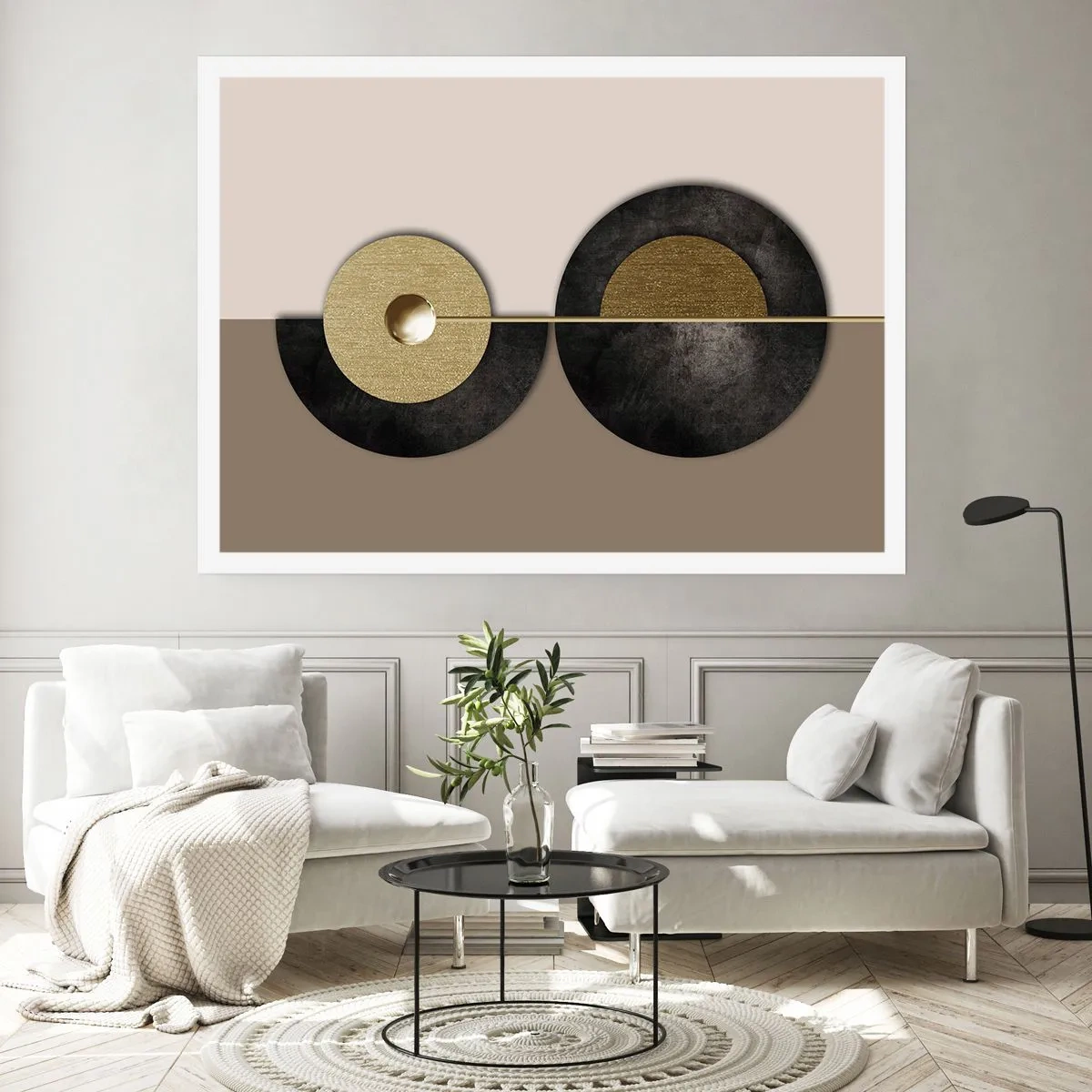 Plagát - Variácie okolo kruhu - 91x61 cm