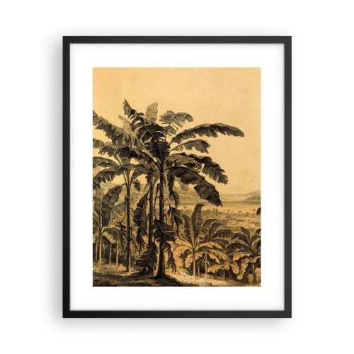 Plagát v čiernom ráme - V koloniálnom štýle - 40x50 cm
