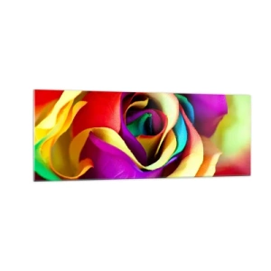 Obraz na skle - To nie je možné - 140x50 cm