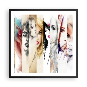 Plagát v čiernom ráme - A vždy si to TY - 60x60 cm