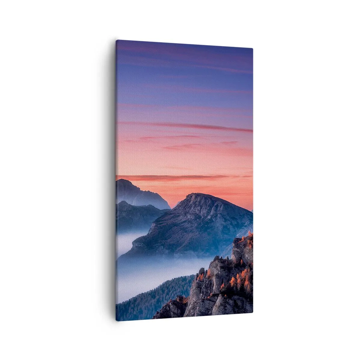 Obraz na plátne - Nad údoliami - 55x100 cm