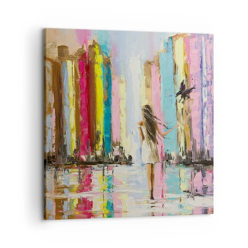 Obraz na plátne - Poď so mnou - 60x60 cm