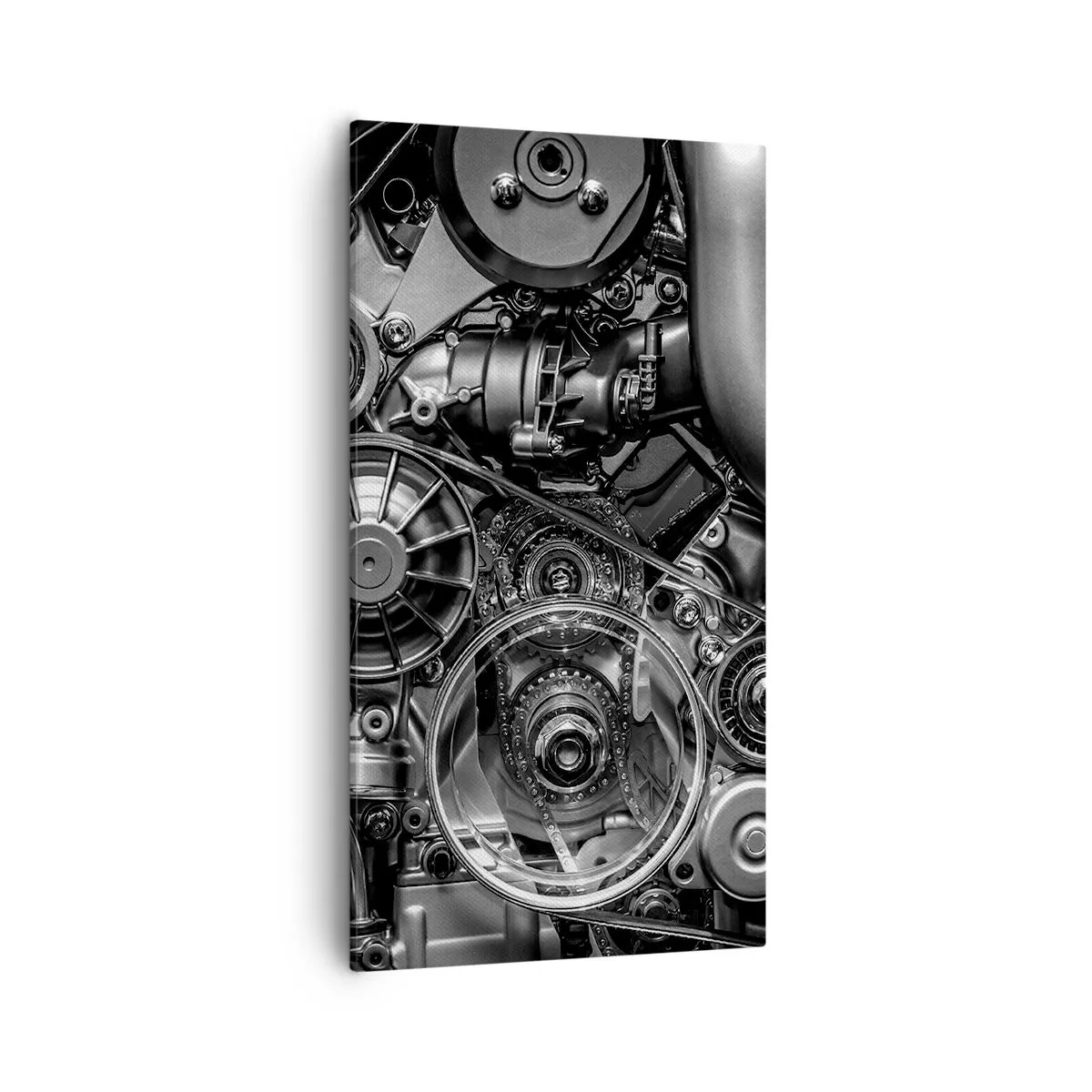 Obraz na plátne - Poézia mechaniky - 55x100 cm