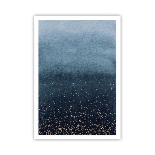 Plagát - Kompozícia – modrej fázy - 70x100 cm