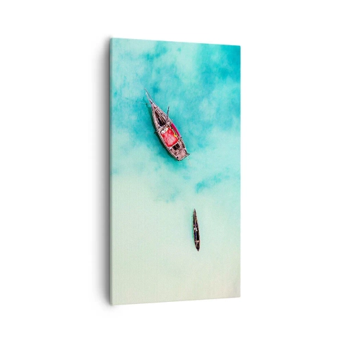 Obraz na plátne - Pretože na plážach Zanzibaru, keď je prebytok vody… - 55x100 cm