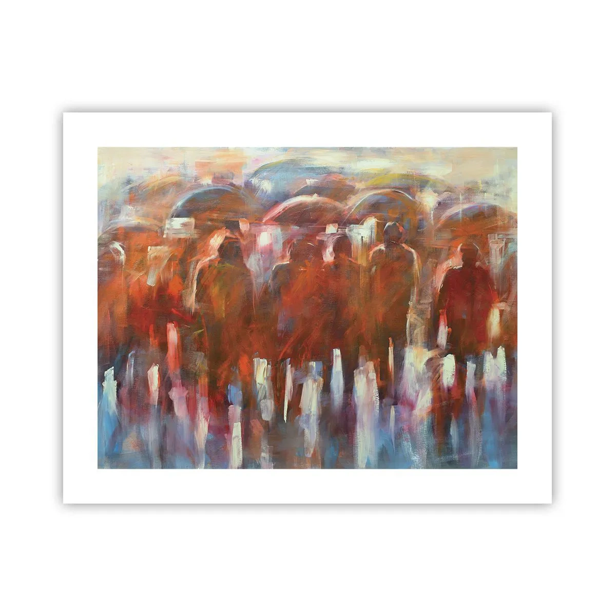 Plagát - Rovnocenní v daždi a hmle - 50x40 cm