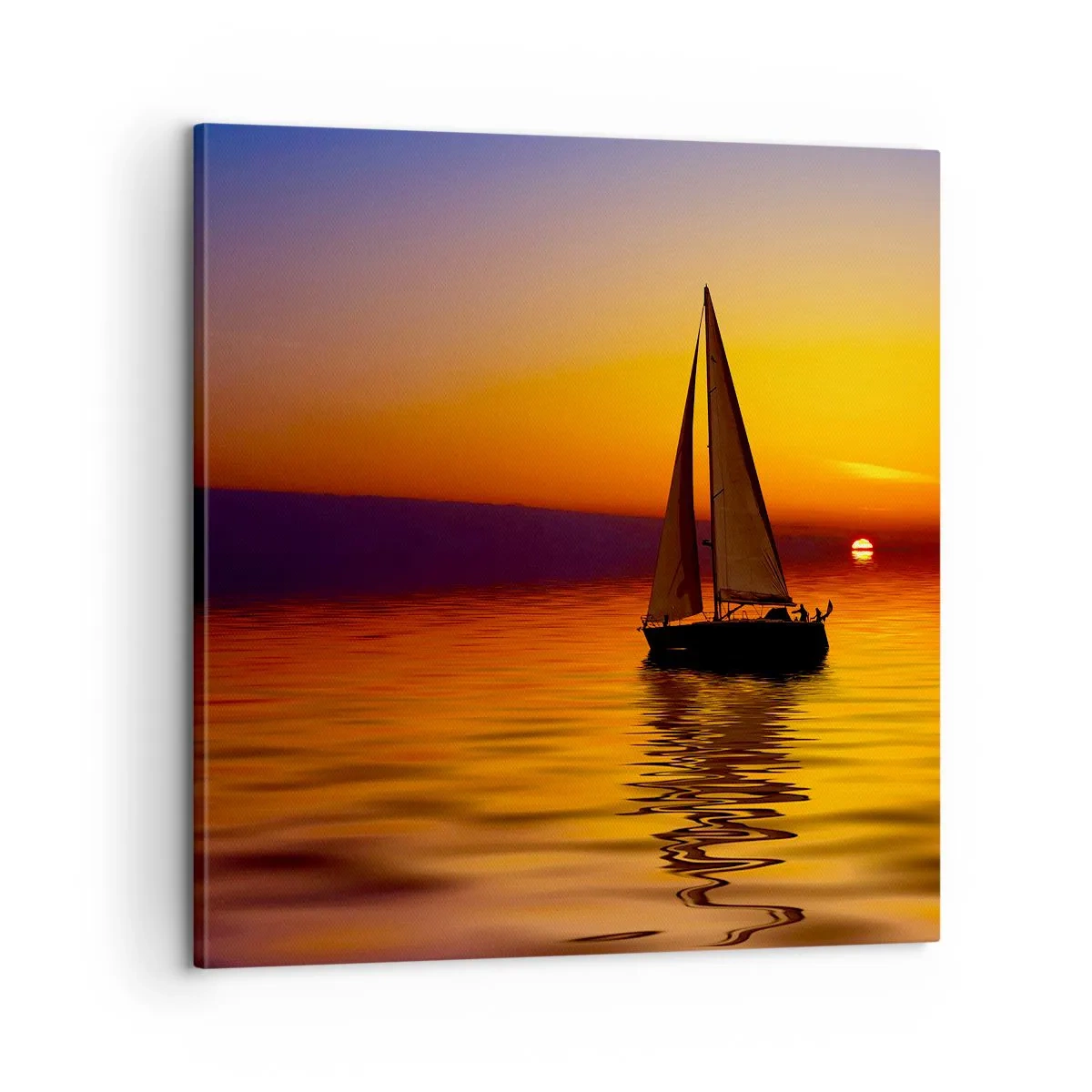 Obraz na plátne - Ako je tu za súmraku ticho… - 60x60 cm