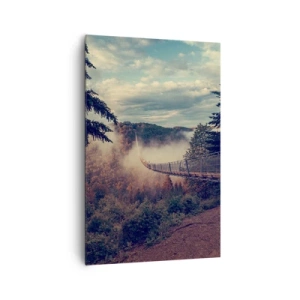 Obraz na plátne - Nad jesenným lesom - 80x120 cm