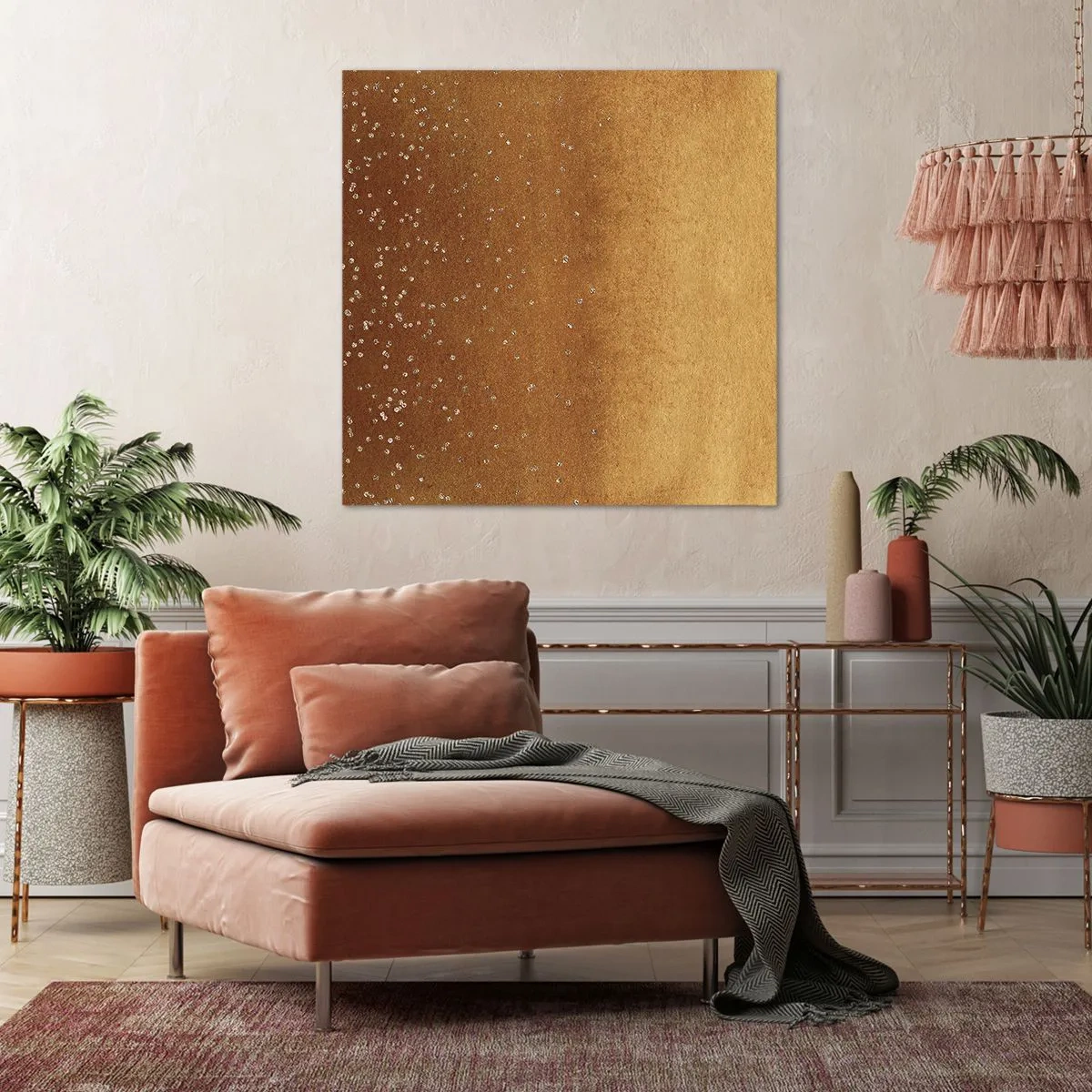 Obraz na plátne - Zrodenie svetla - 60x60 cm