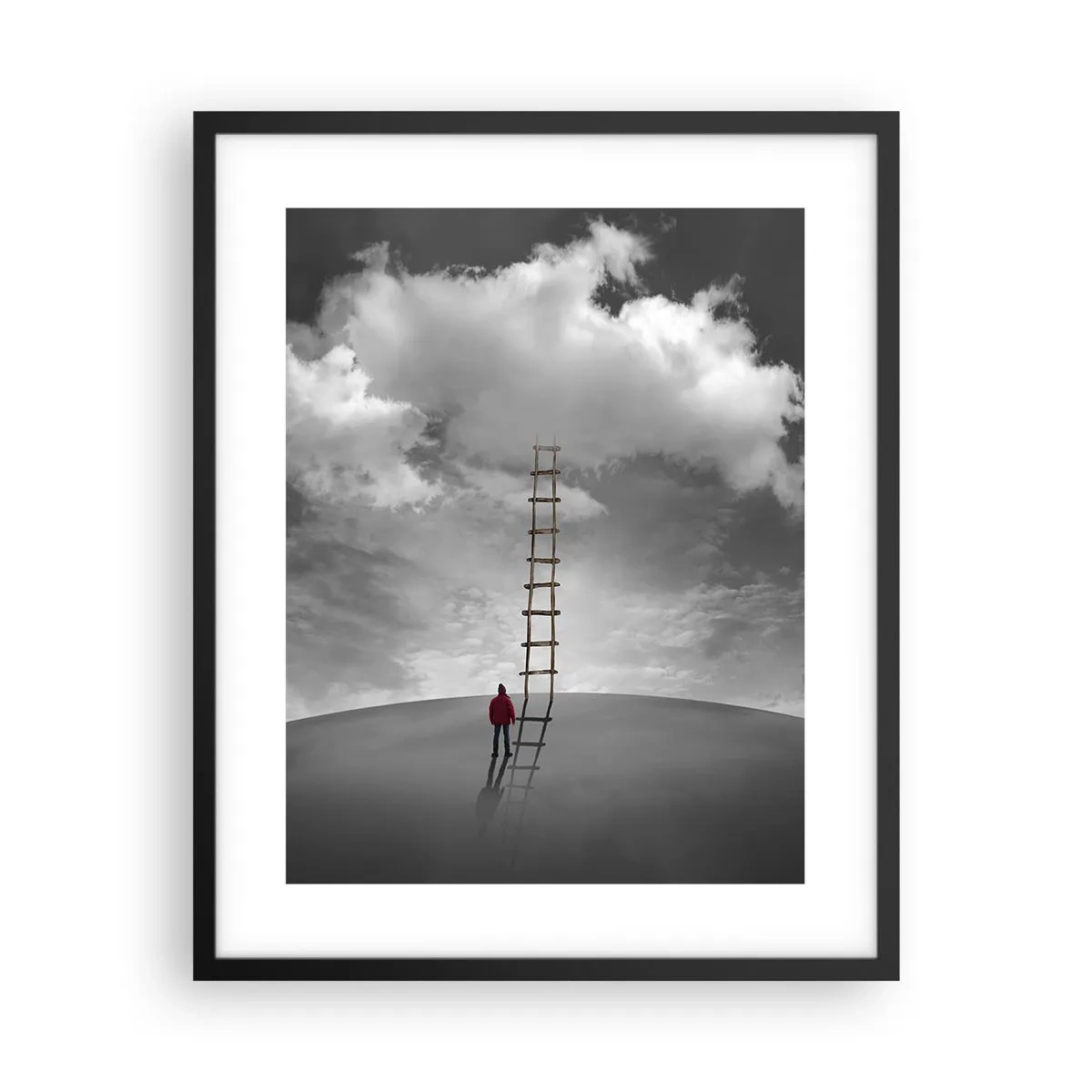 Plagát v čiernom ráme - Všetko je možné - 40x50 cm