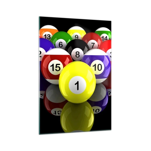 Obraz na skle - Rôzne farby hry - 70x100 cm