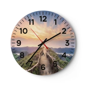 Nástenné hodiny - Blízko neba - 40x40 cm