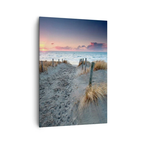 Obraz na plátne - Šiel by som s tebou na kraj světa… - 70x100 cm