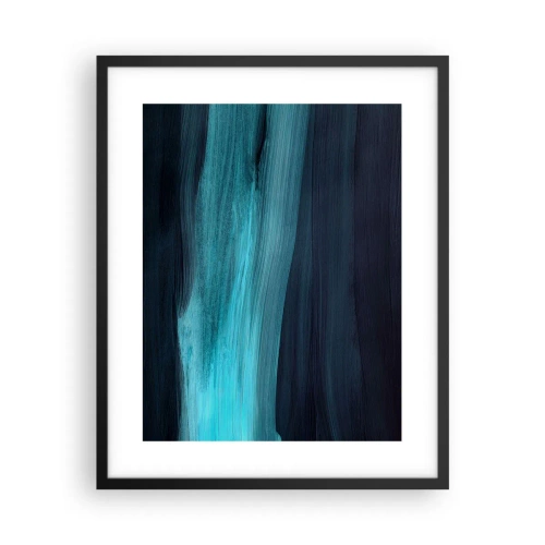 Plagát v čiernom ráme - Plávaj s prúdom - 40x50 cm