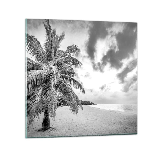 Obraz na skle - Keď túžiš po samote…. - 50x50 cm