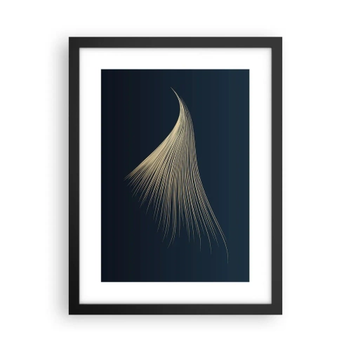 Plagát v čiernom ráme - Ako anjelské vlasy - 30x40 cm