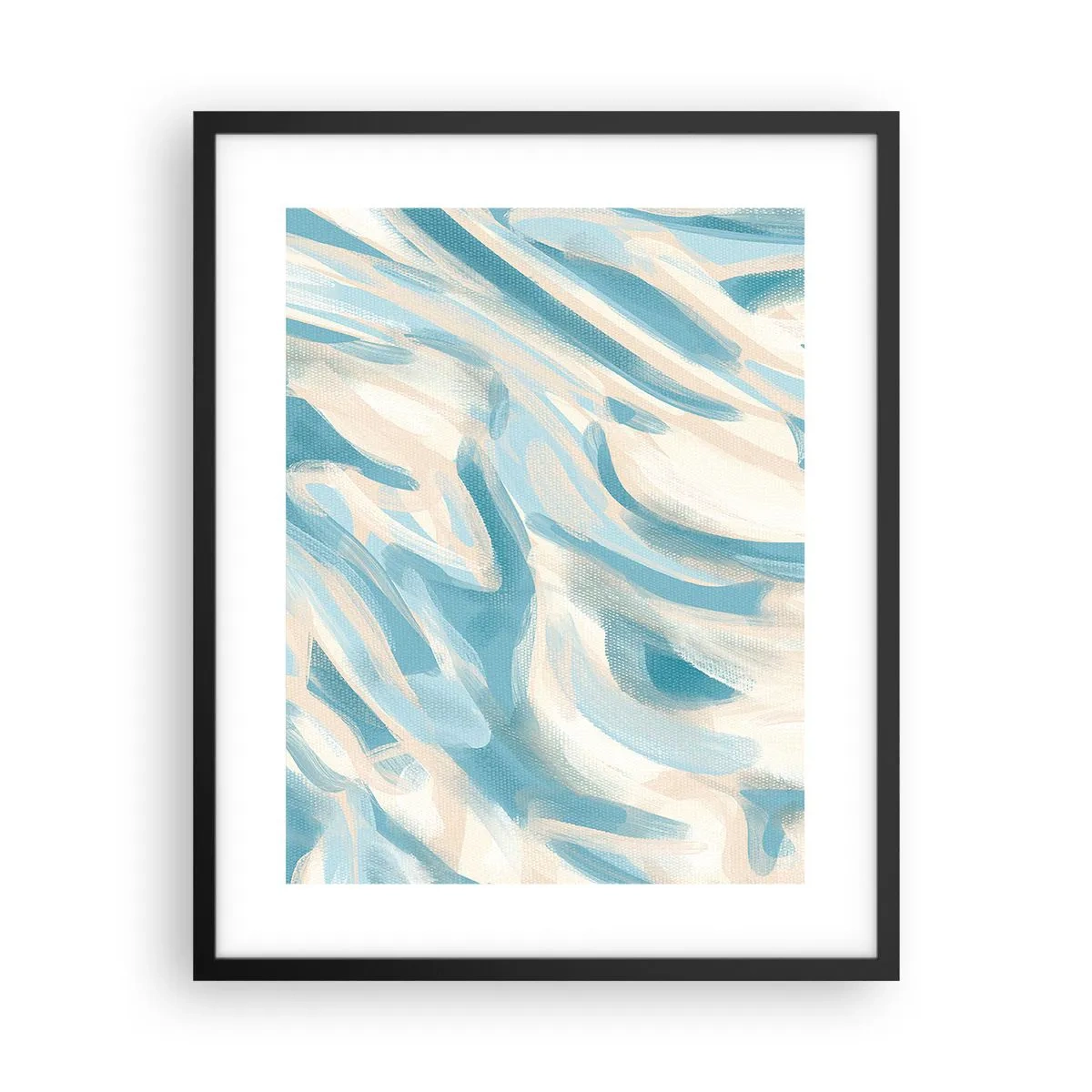 Plagát v čiernom ráme - Jarné závany - 40x50 cm