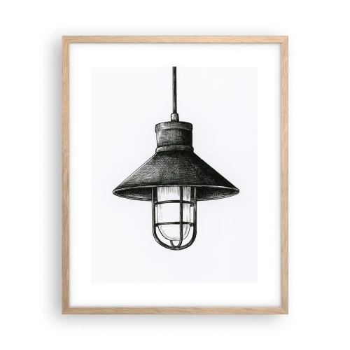 Plagát v ráme zo svetlého duba - Ako pred rokmi… - 40x50 cm