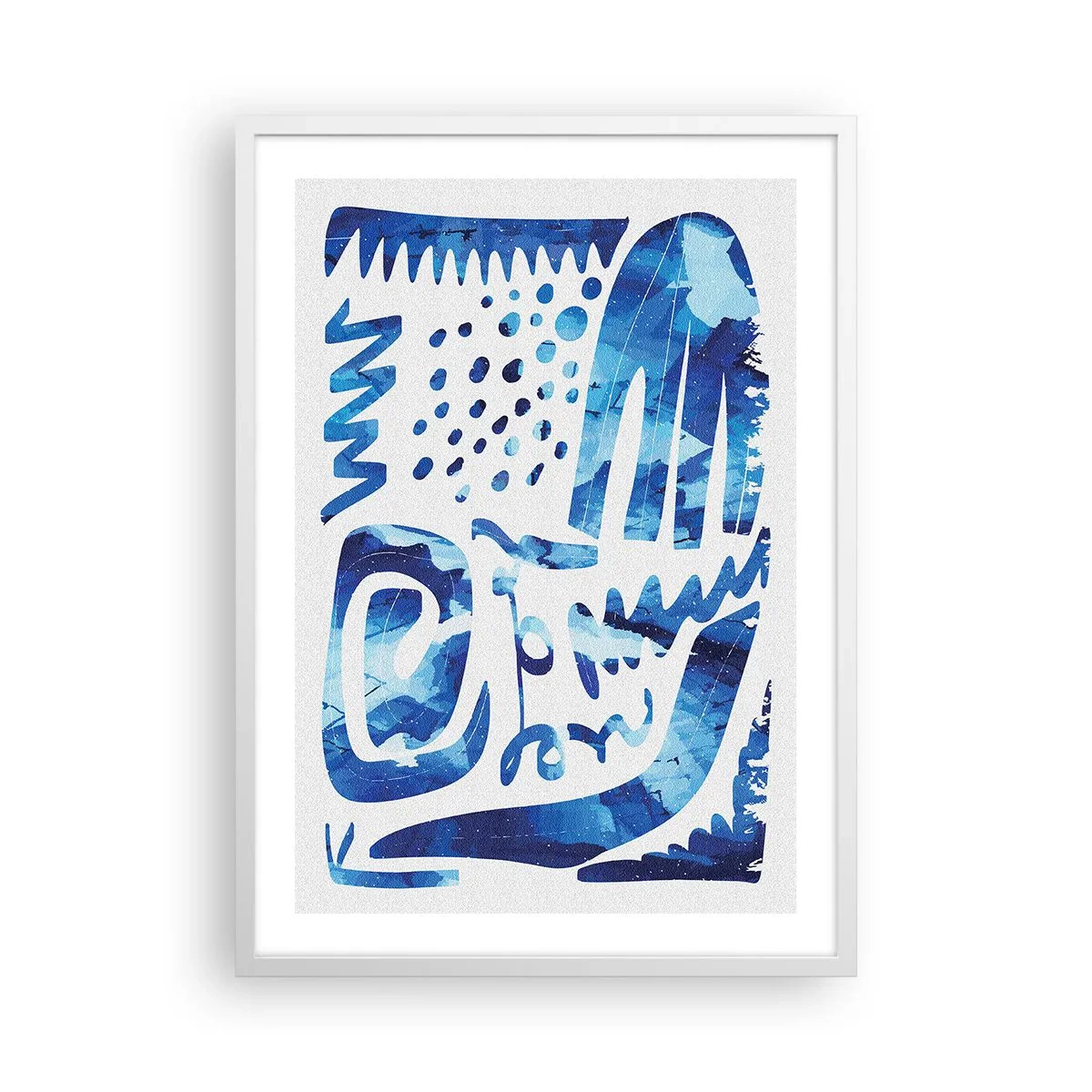 Plagát v bielom ráme - Späť ku koreňom - 50x70 cm