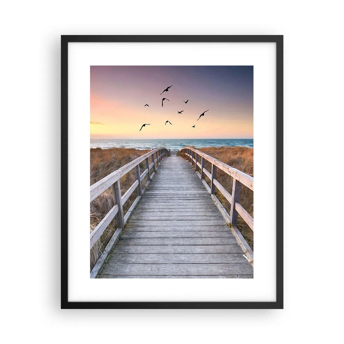 Plagát v čiernom ráme - Priestor pre vzostupy - 40x50 cm