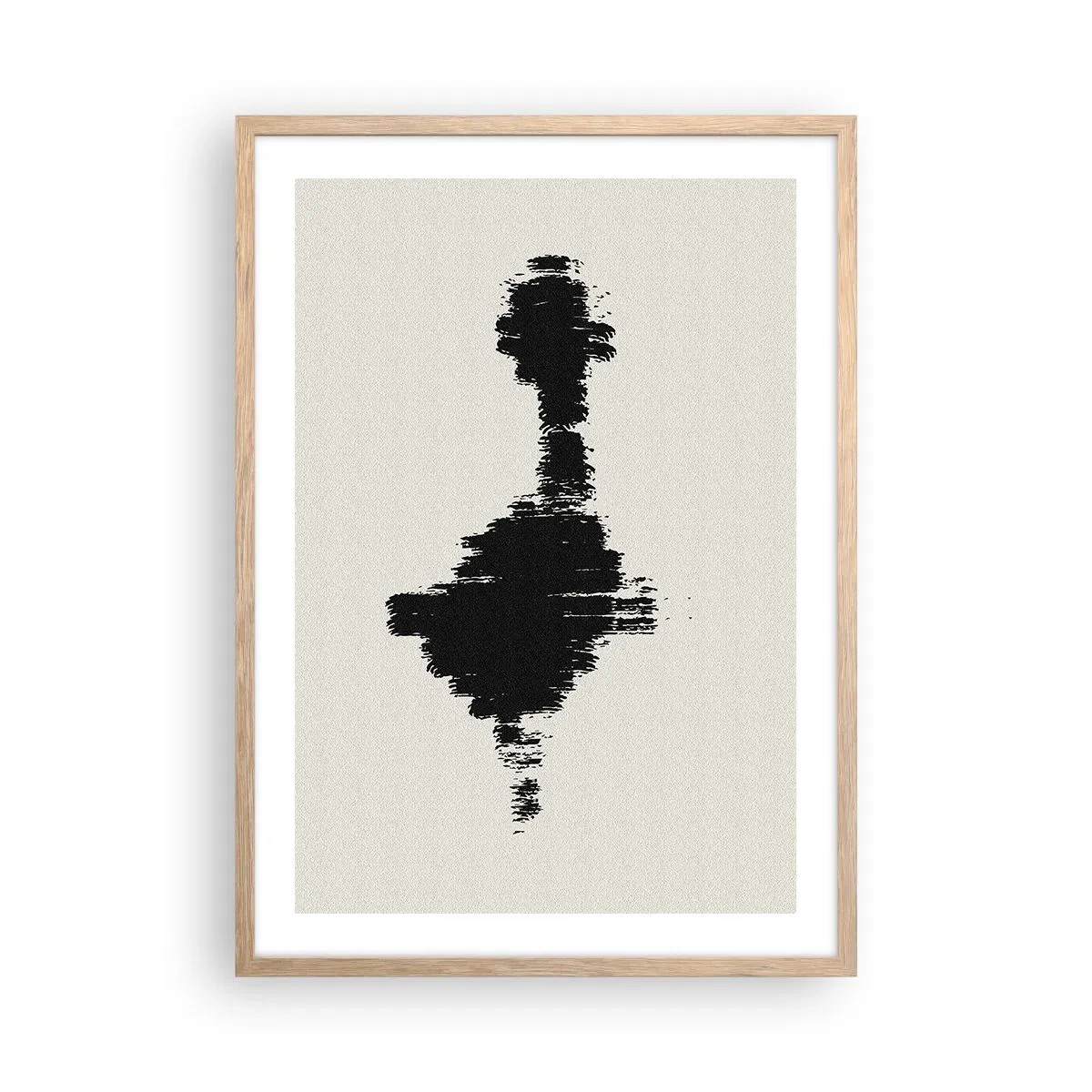 Plagát v ráme zo svetlého duba - Vibrácie predstavivosti - 50x70 cm