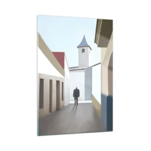 Obraz na skle - Slnečná prechádzka - 50x70 cm