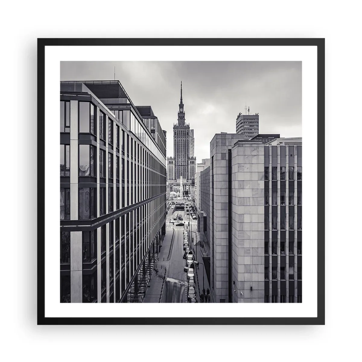Plagát v čiernom ráme - Varšavské údolie - 60x60 cm