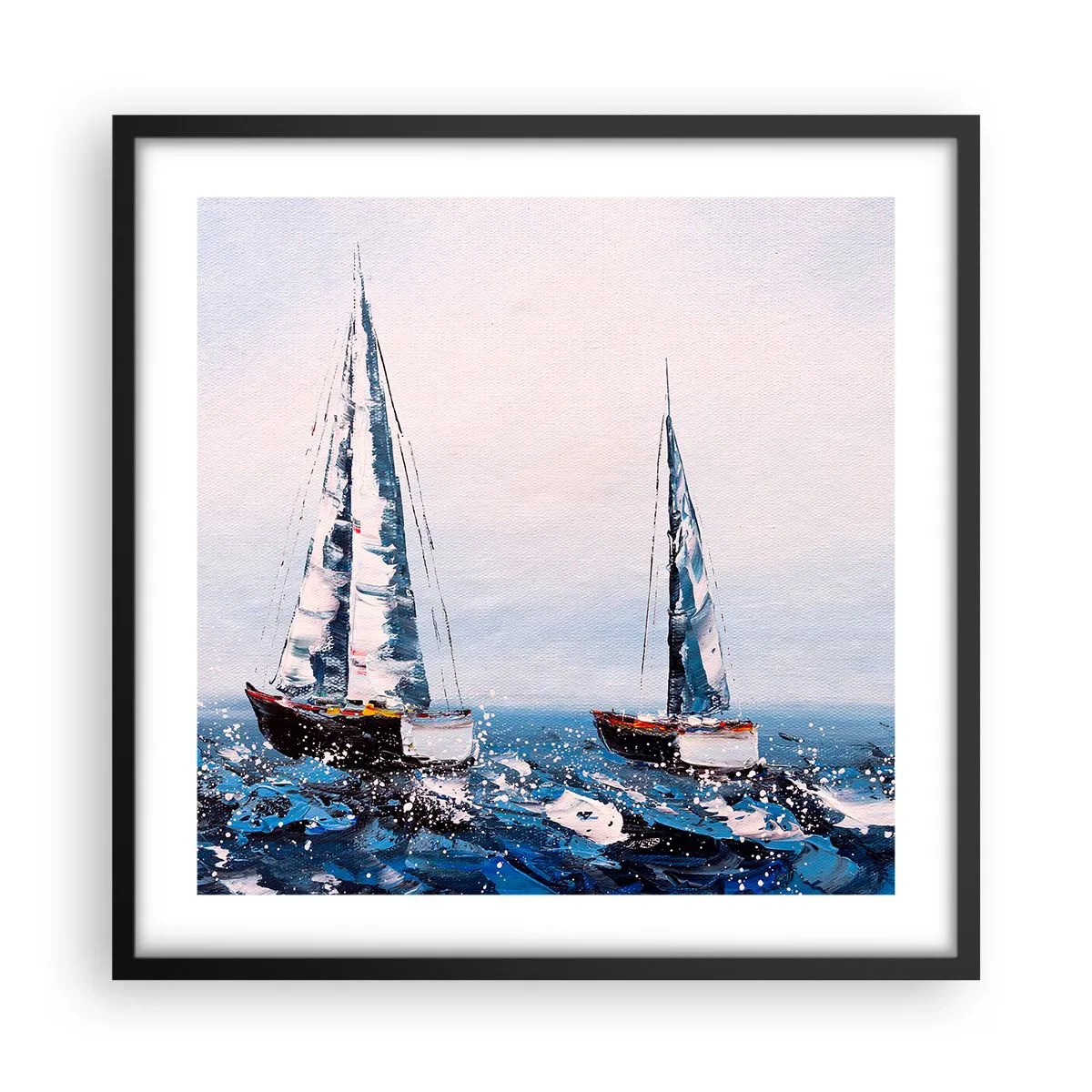 Plagát v čiernom ráme - Bratstvo vetra - 50x50 cm