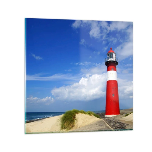 Obraz na skle - Vysnená samota - 70x70 cm