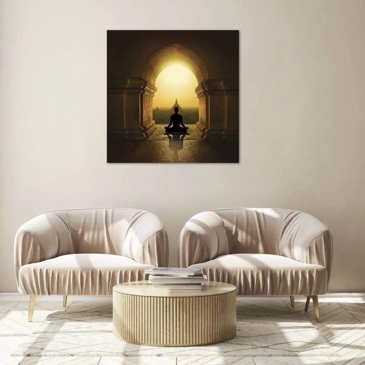 Obraz na skle - Plná harmónia - 30x30 cm