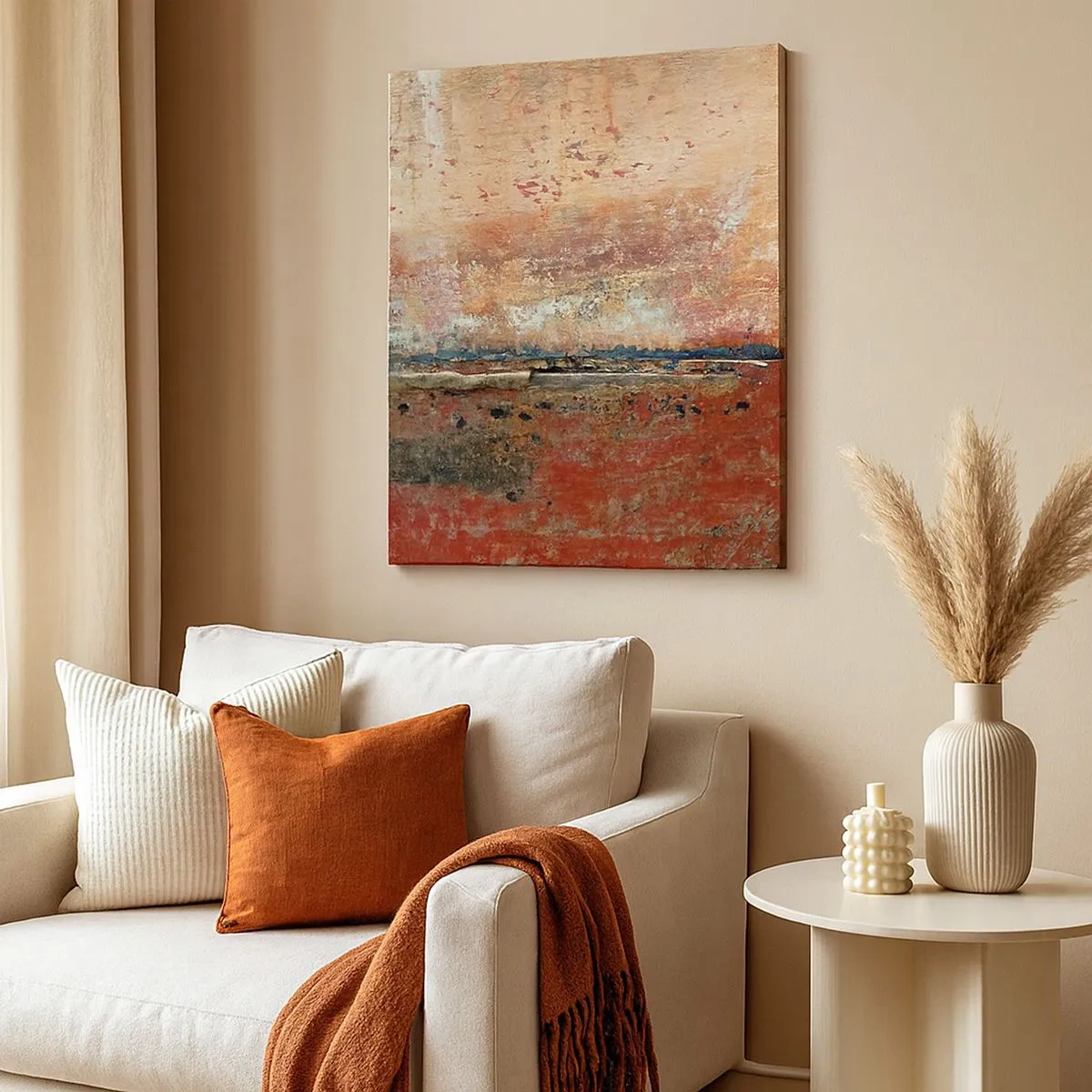 Obraz na plátne - Možno je to more - 30x30 cm