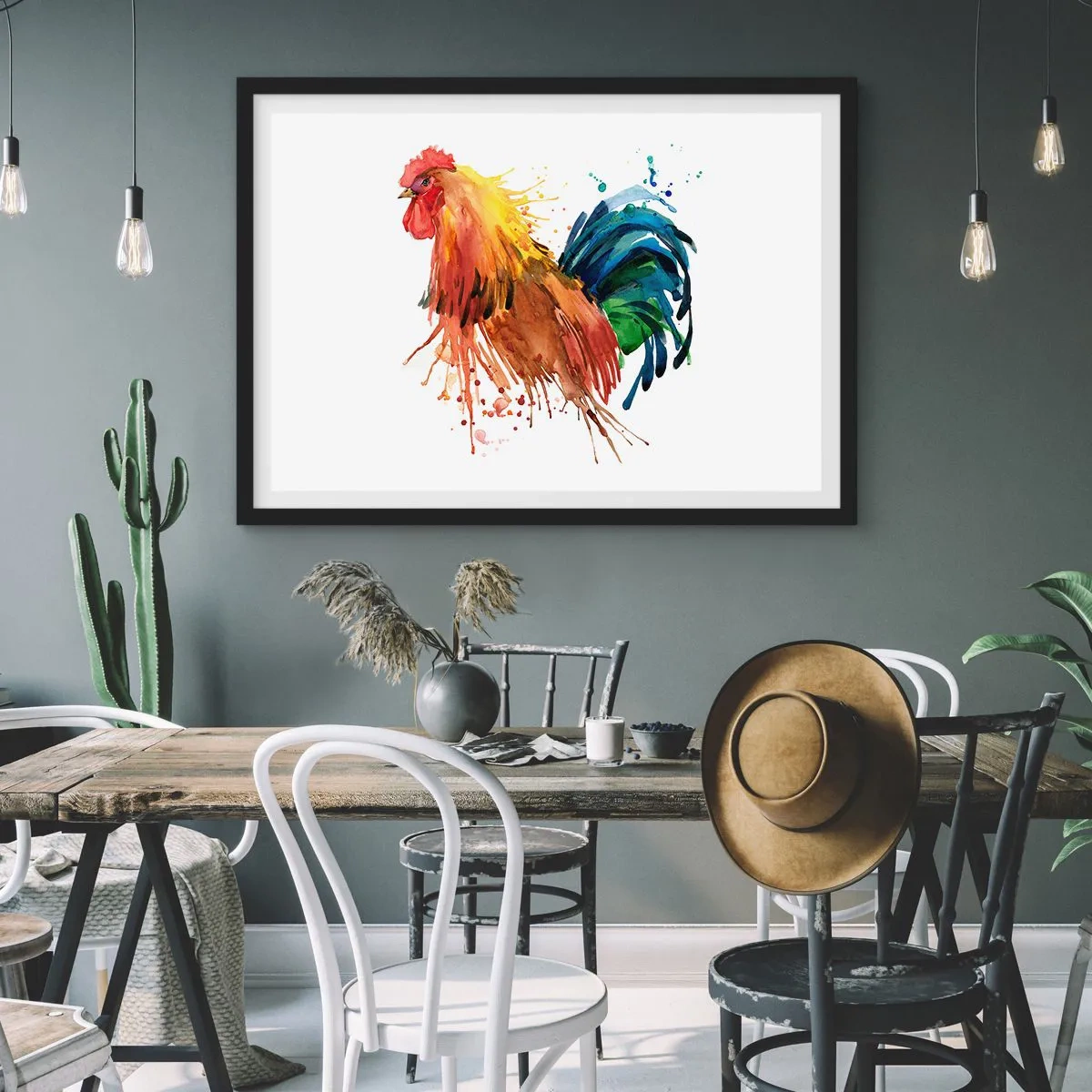 Plagát v čiernom ráme - Kráľovský šat, kráľovská pýcha - 70x50 cm
