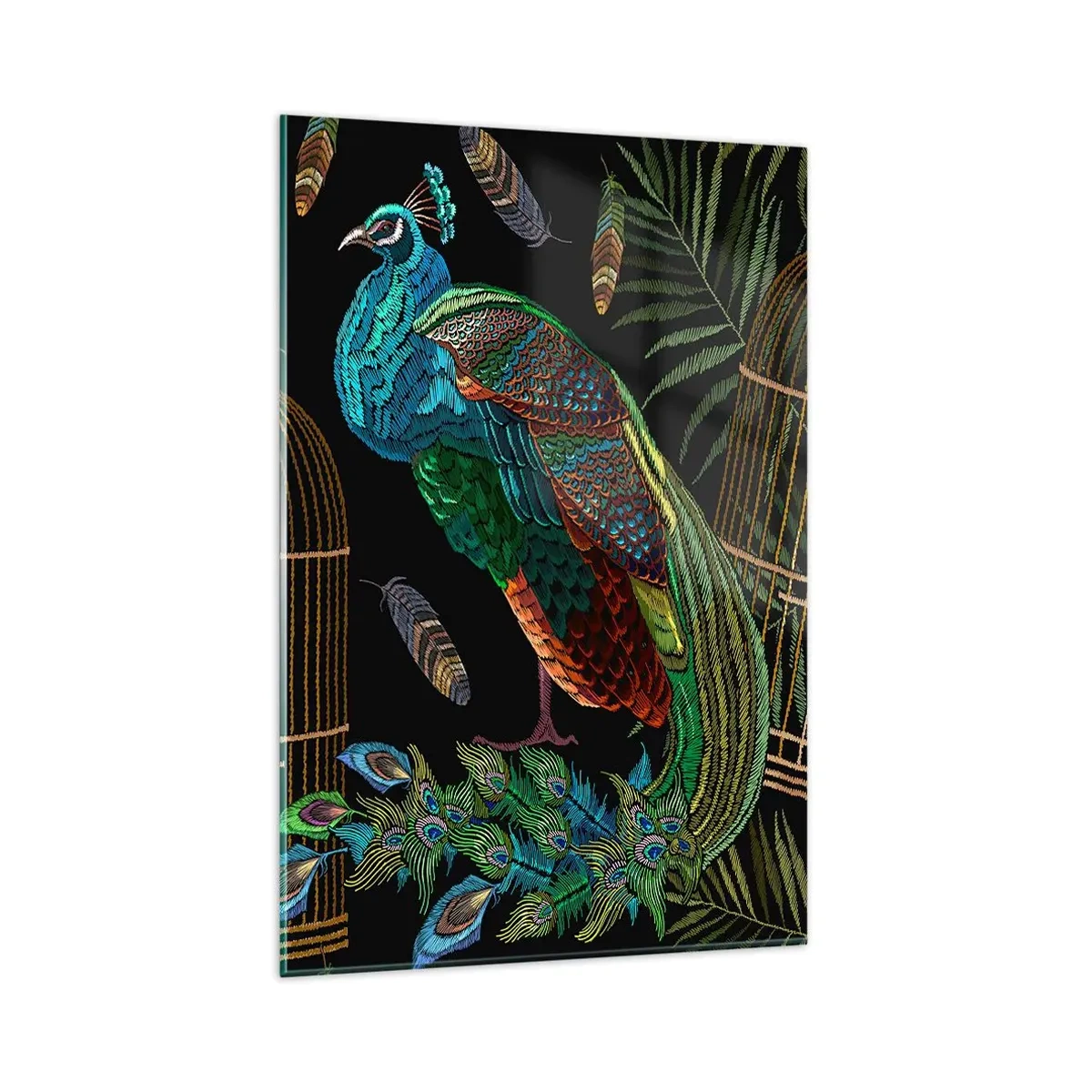 Obraz na skle - V kráľovskom rúchu - 80x120 cm