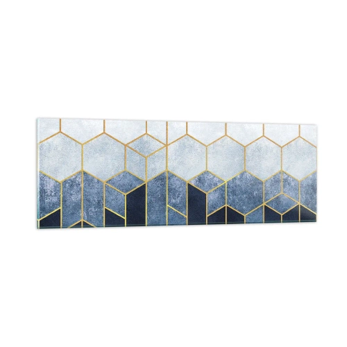 Obraz na skle - Kompozícia v synkopickom rytme - 90x30 cm