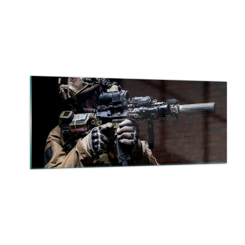 Obraz na skle - Vražedne účinný - 100x40 cm