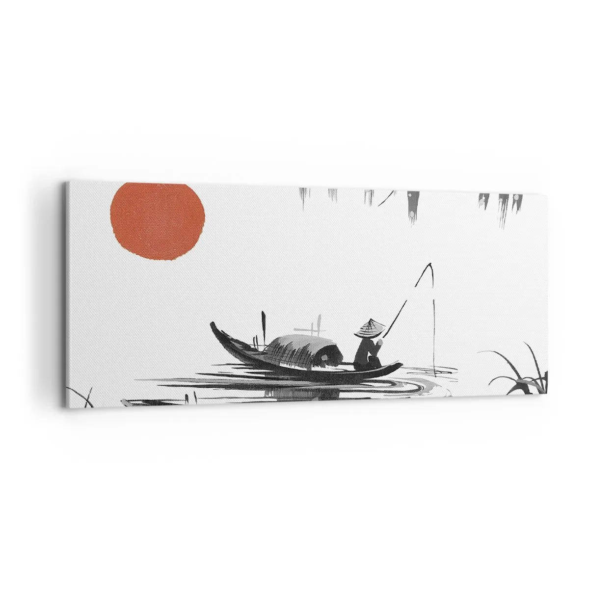 Obraz na plátne - Ázijské popoludnie - 100x40 cm