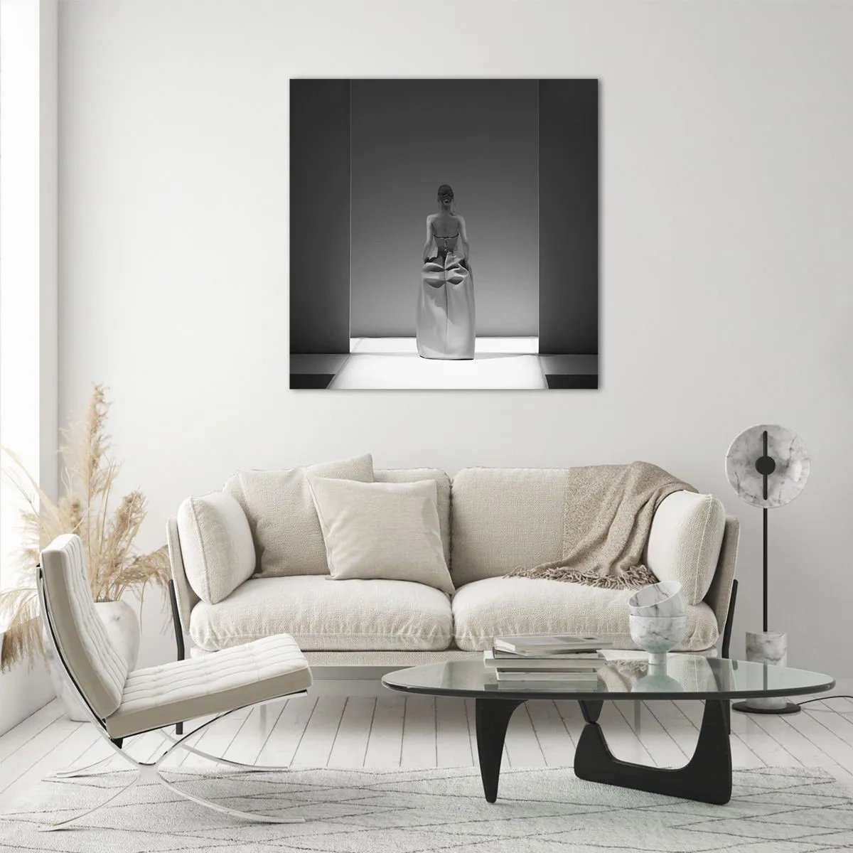 Obraz na skle - Rafinovaná jednoduchosť - 60x60 cm