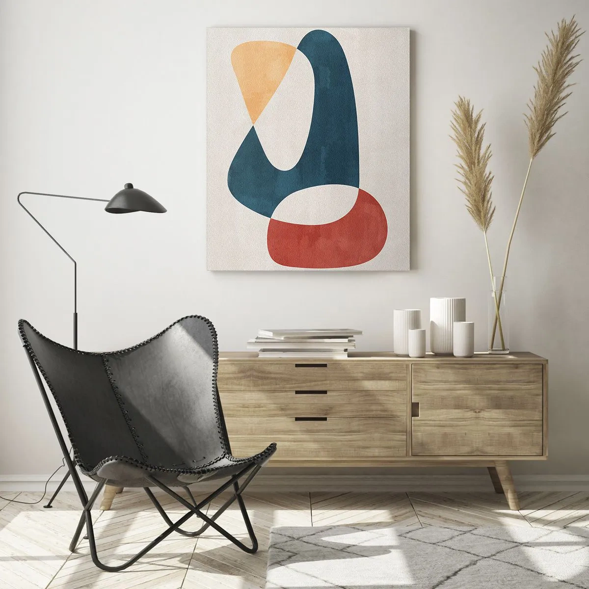 Obraz na skle - Vplyvy a metamorfózy - 70x100 cm