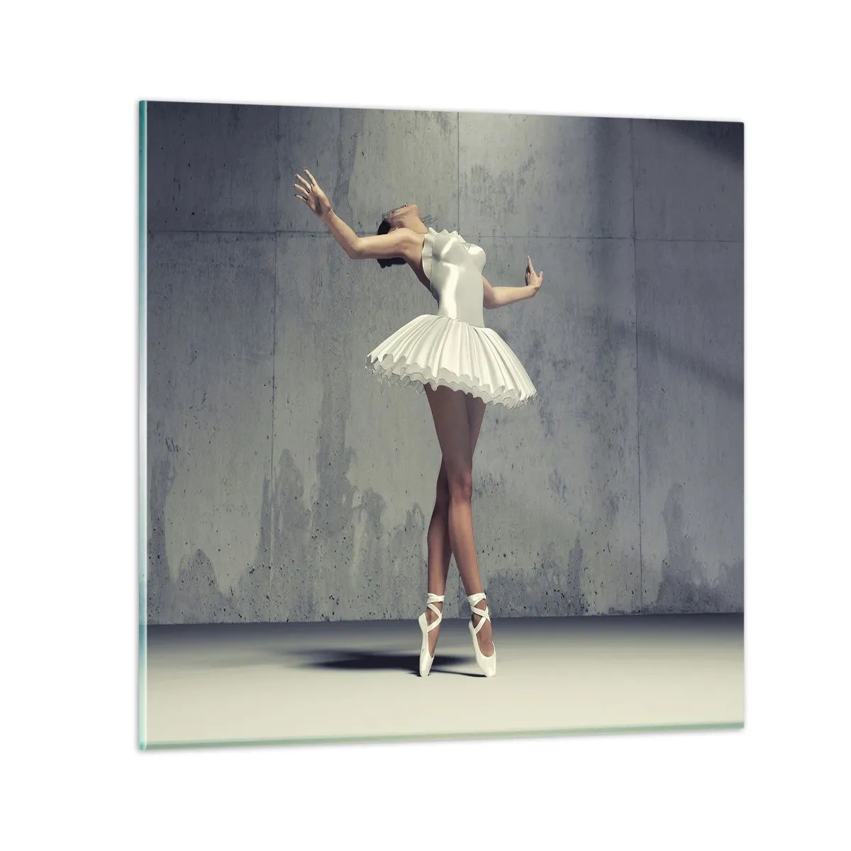 Obraz na skle - Ľahko ako vták - 40x40 cm