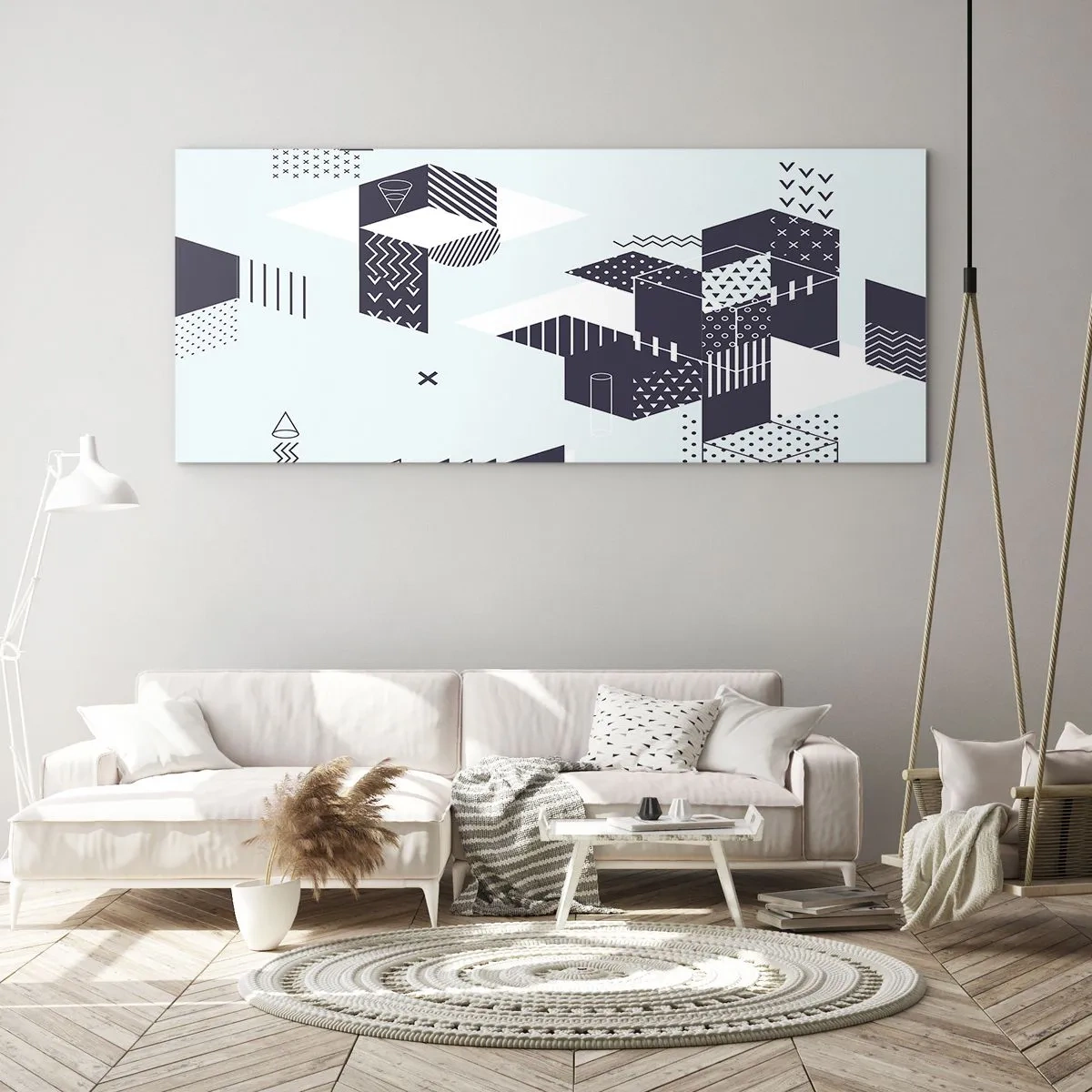 Obraz na skle - V duši matematika - 140x50 cm